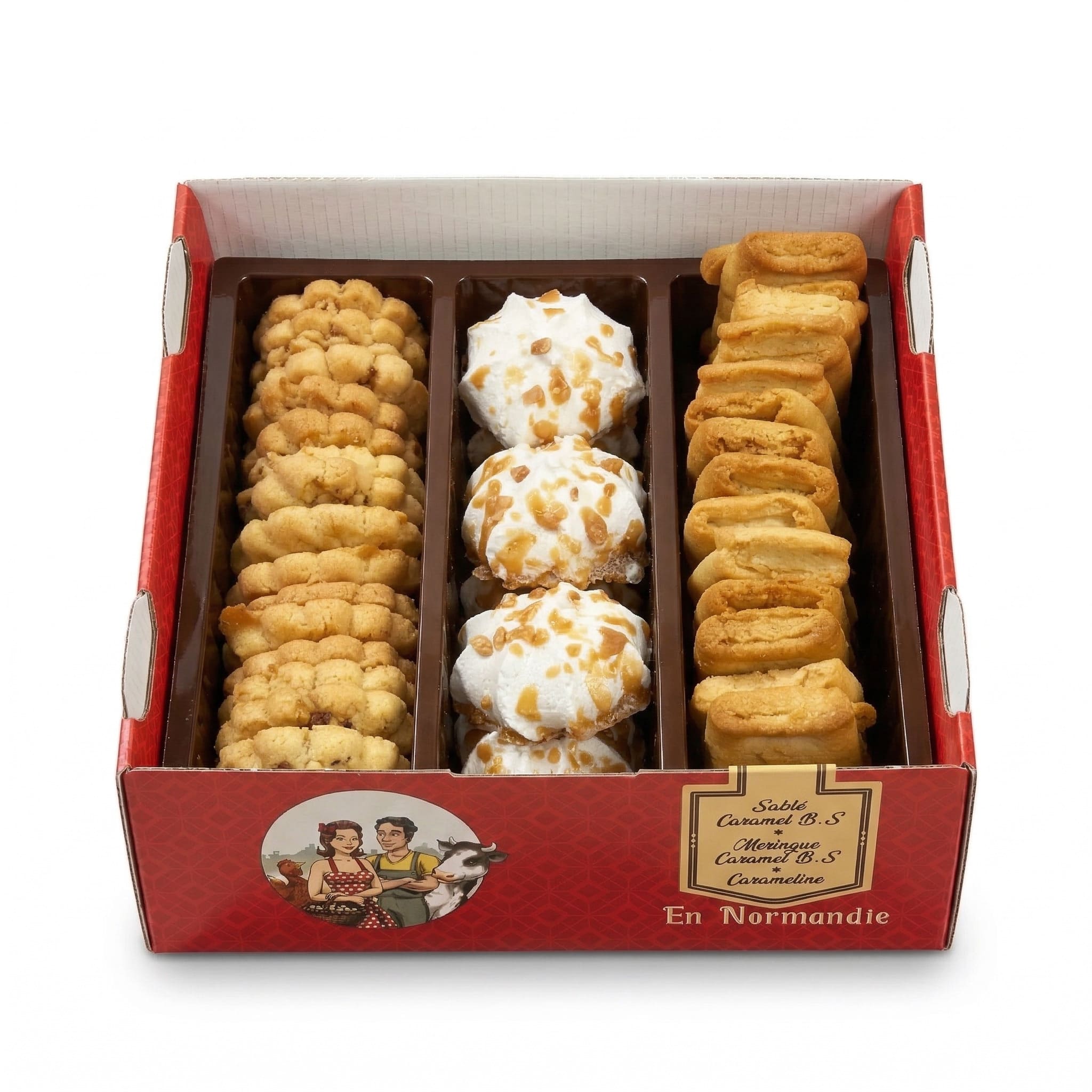 Assortiment Caramel Beurre Salé – Boîte de biscuits 410g