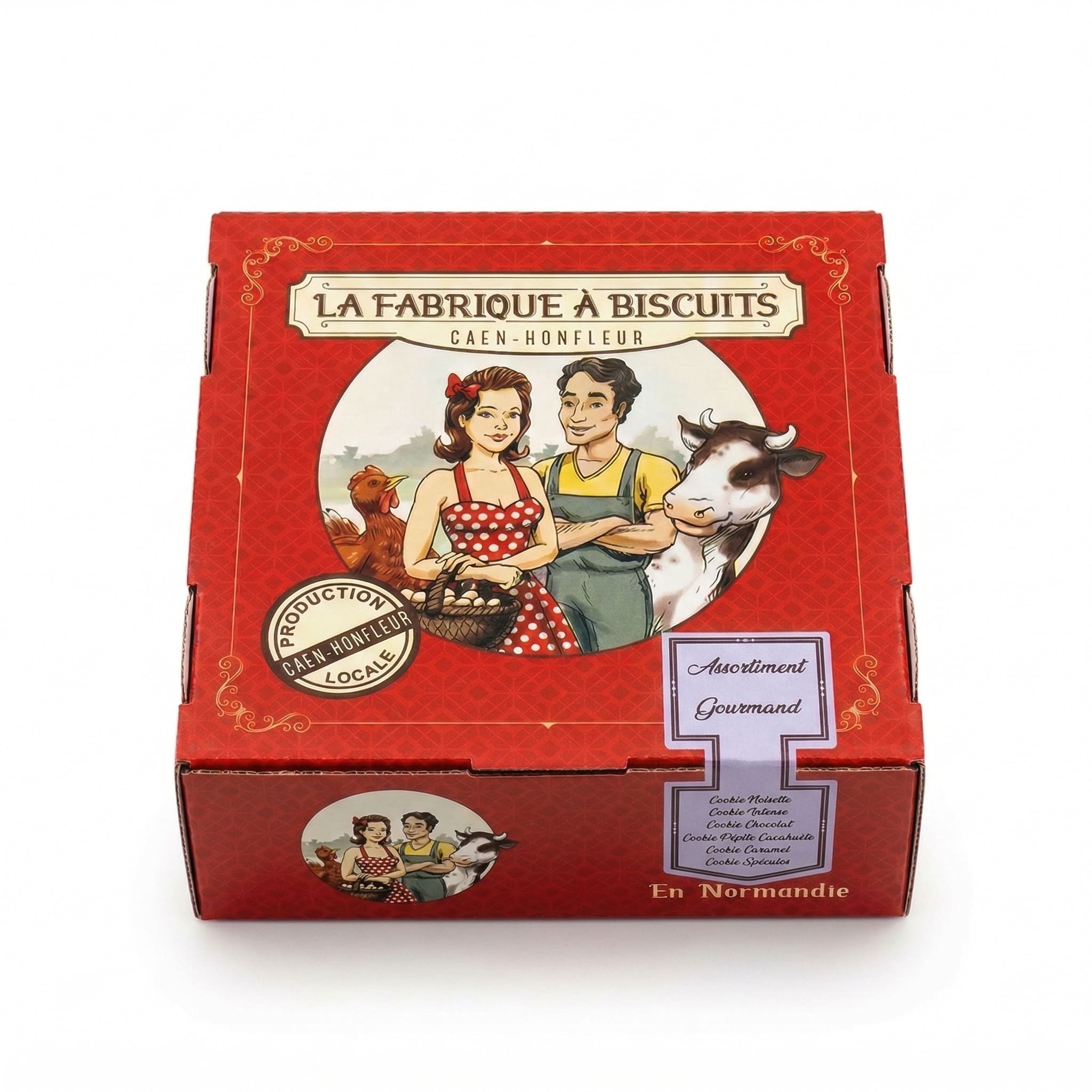 Assortiment Gourmand – Boîte de biscuits 400g