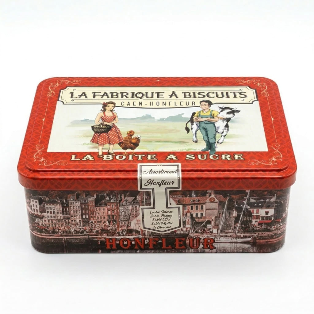 Boîte à Sucre Honfleur – Boîte de biscuits 300g
