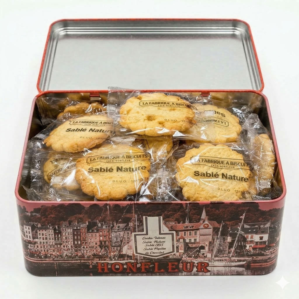 Boîte à Sucre Honfleur – Boîte de biscuits 300g