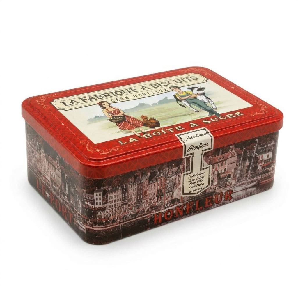 Boîte à Sucre Honfleur – Boîte de biscuits 300g