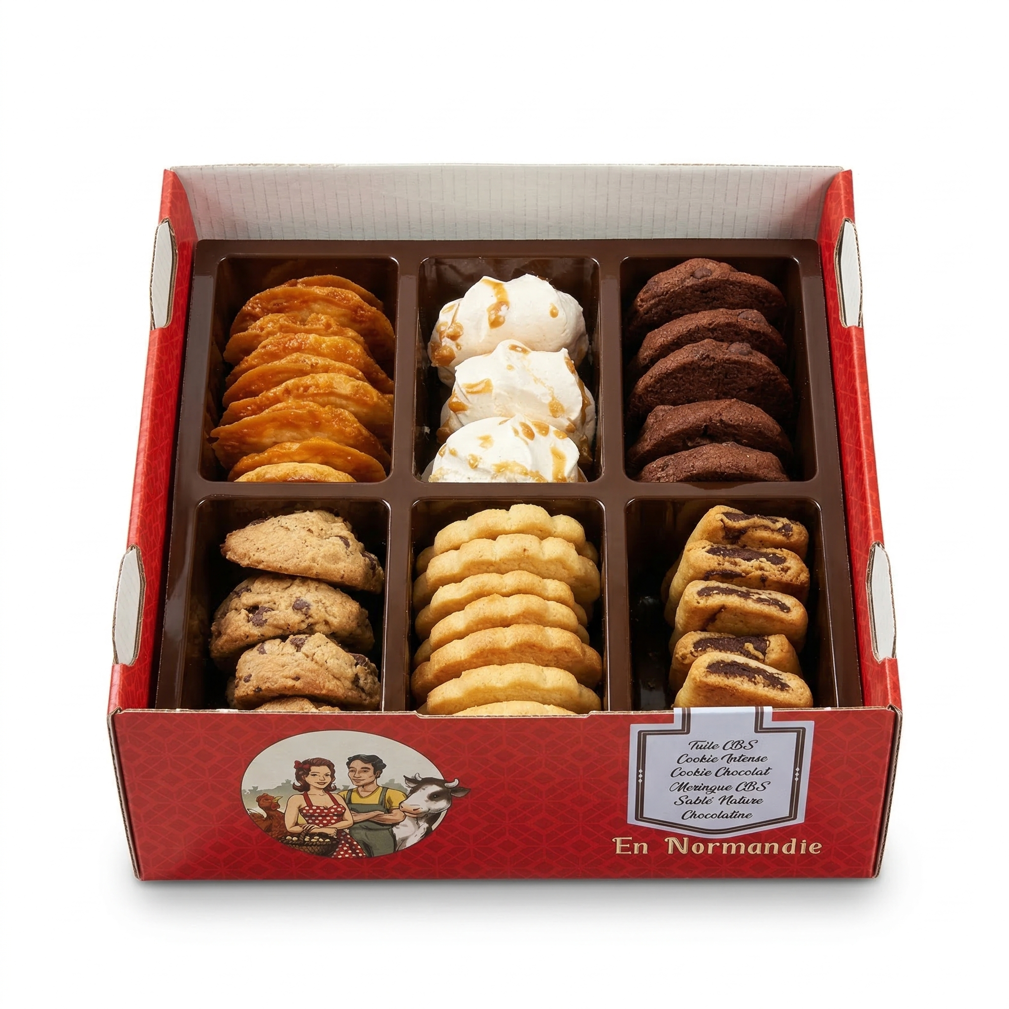 Délices de Normandie – Boîte de biscuits 450g
