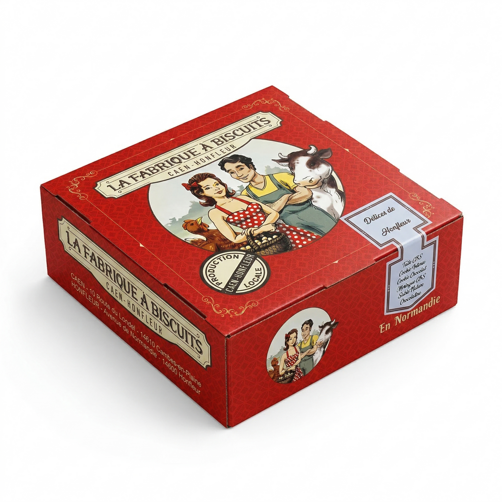 Délices de Normandie – Boîte de biscuits 450g