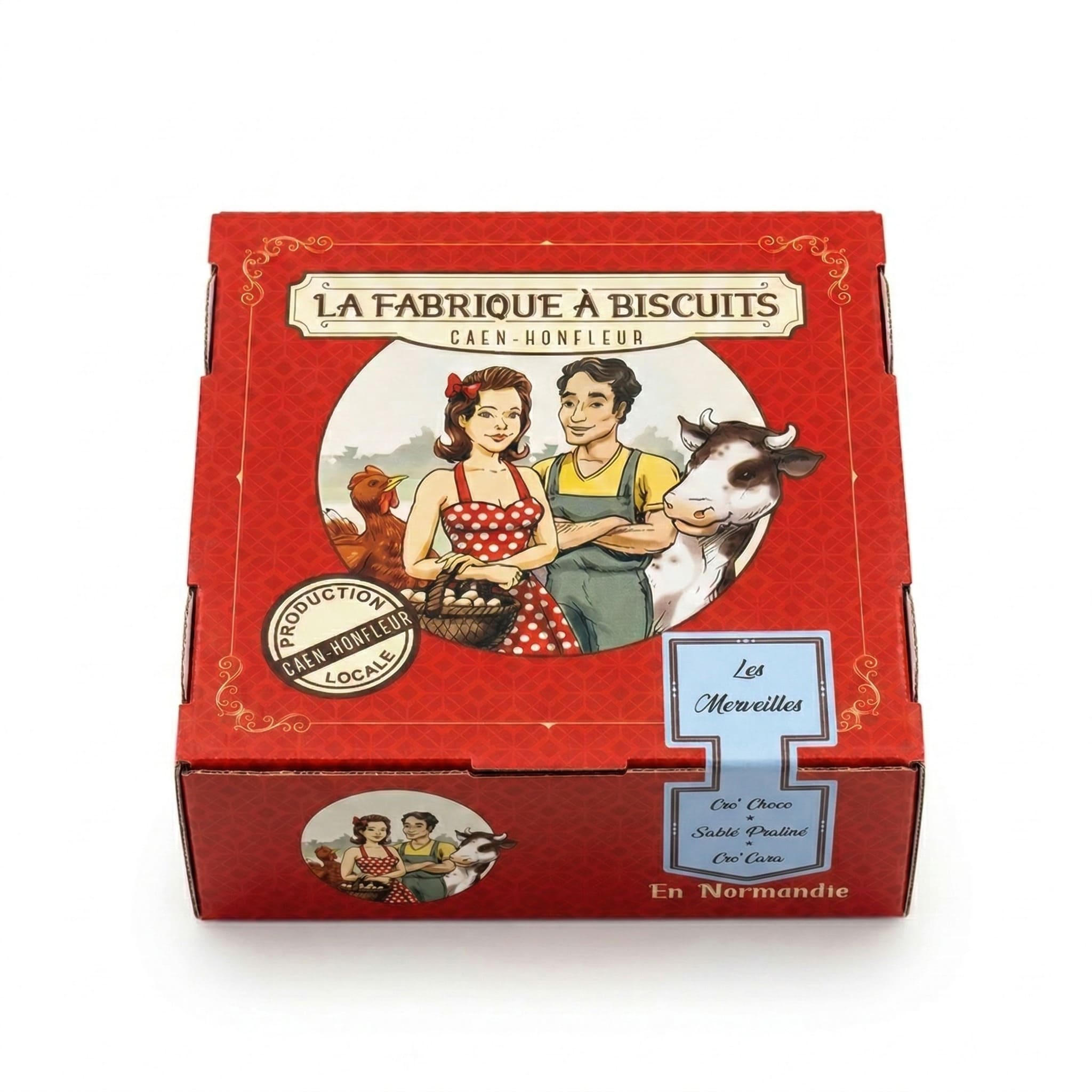 Les Merveilles – Boîte de biscuits 480g